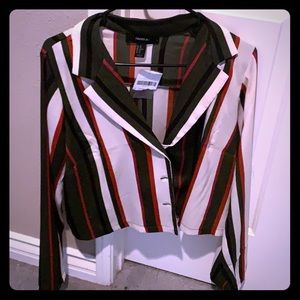 Forever 21 Striped Blouse
